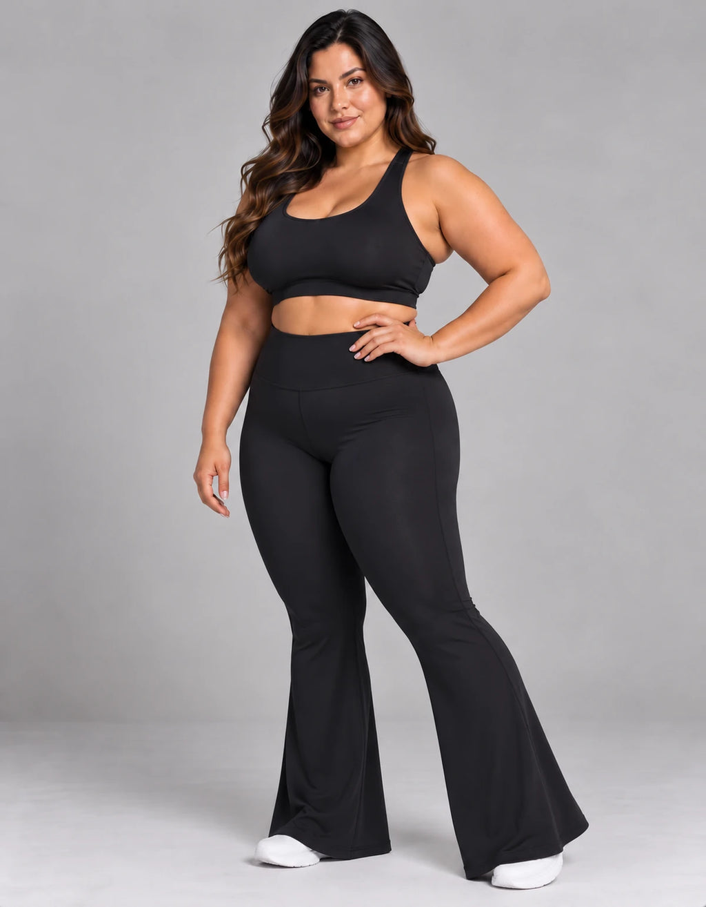 Calça Flare Poliamida Premium Plus Size - LegBrasil