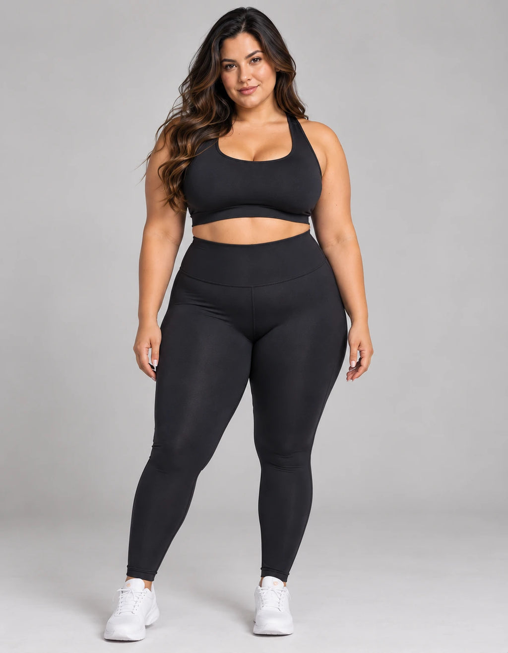 Kit 2 Leggings Poliamida Premium Plus Size - LegBrasil