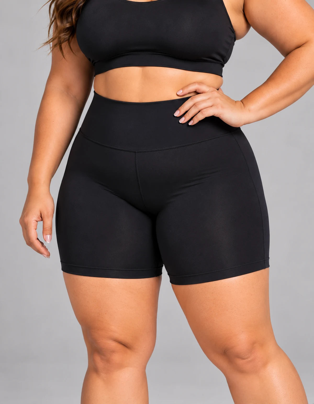 Kit 2 Shorts Poliamida Premium Plus Size - LegBrasil