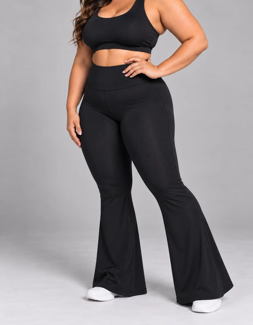 Calça Flare Poliamida Premium Plus Size - LegBrasil