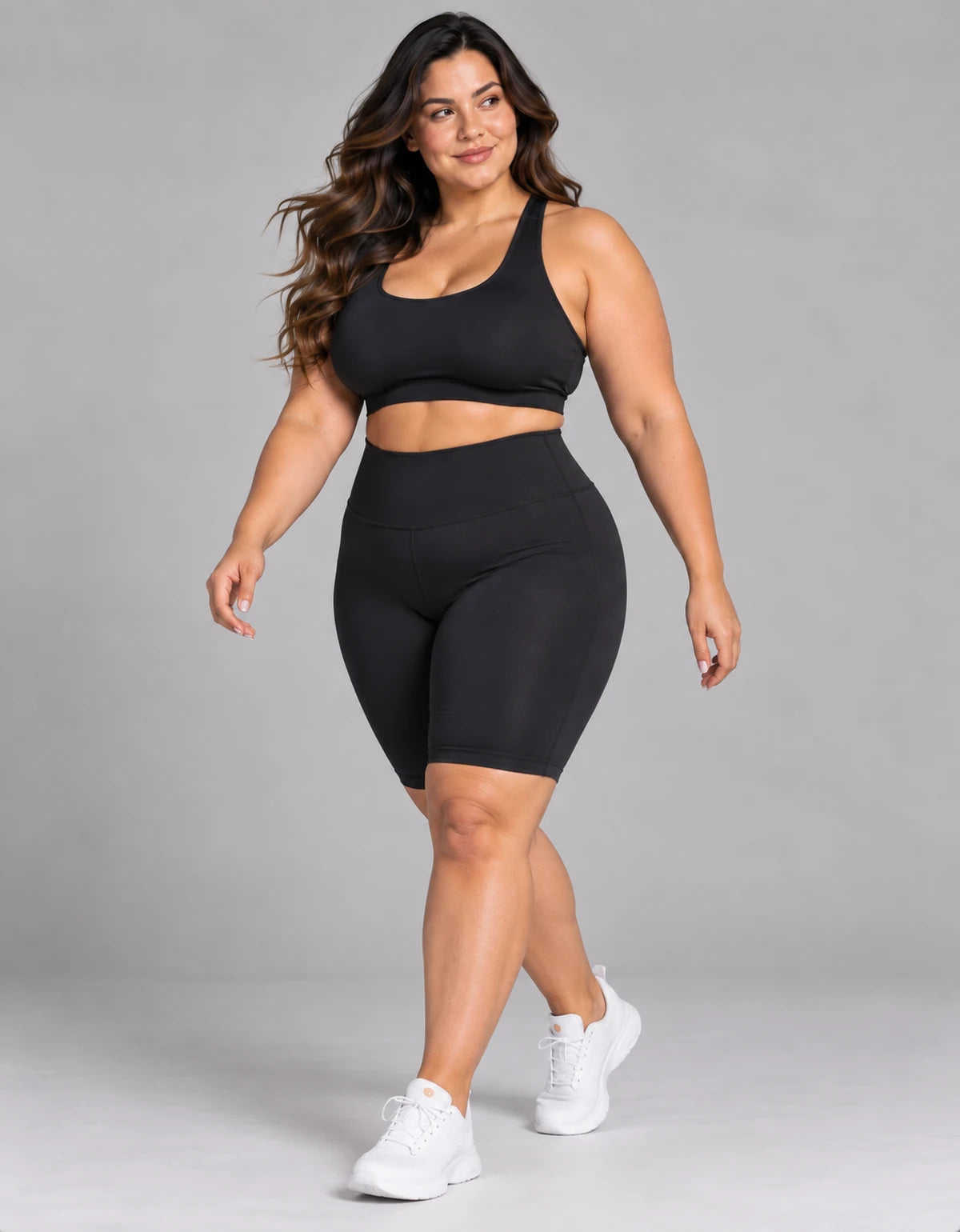 Conjunto Top + Bermuda Poliamida Plus Size - LegBrasil