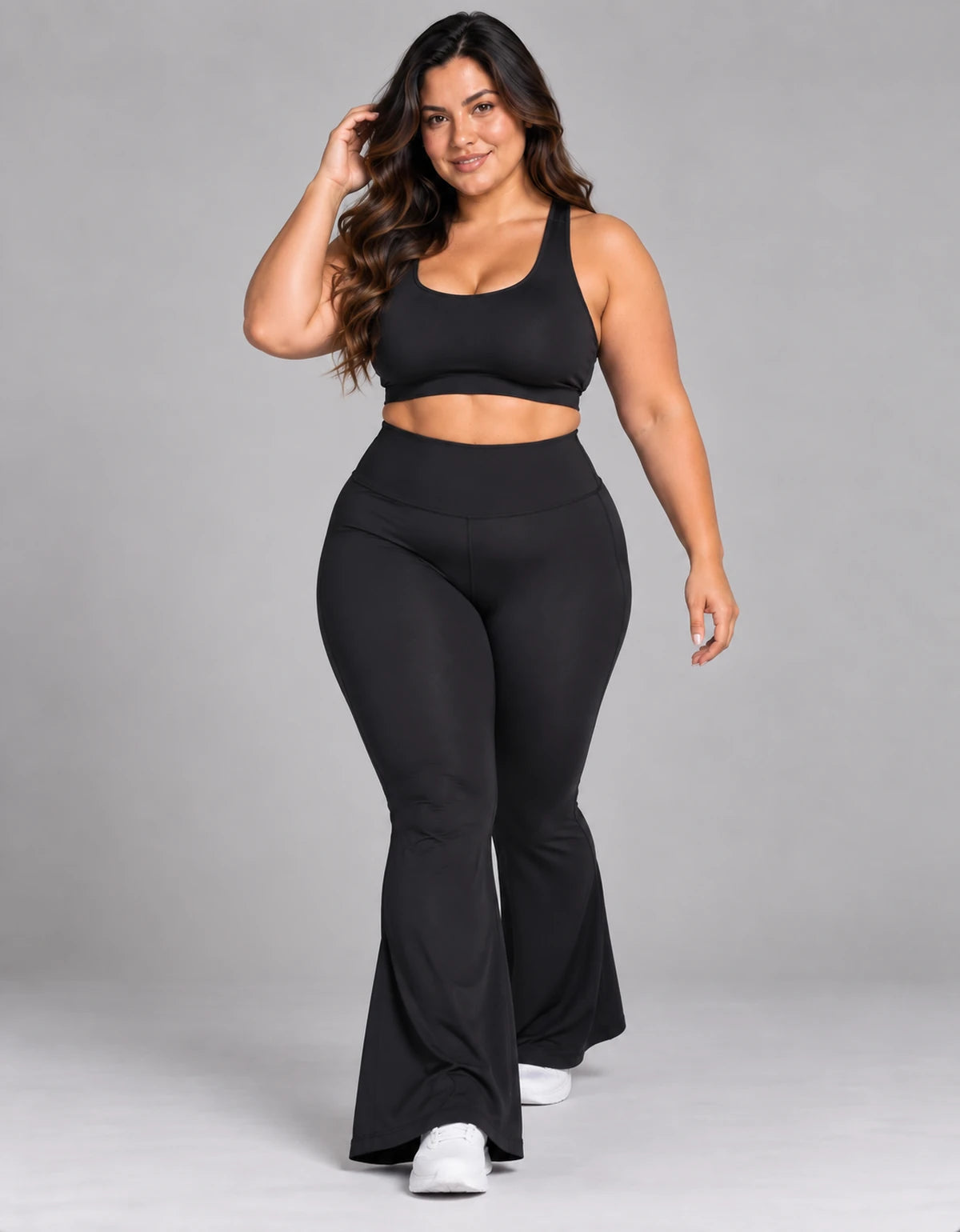 Calça Flare Poliamida Premium Plus Size - LegBrasil