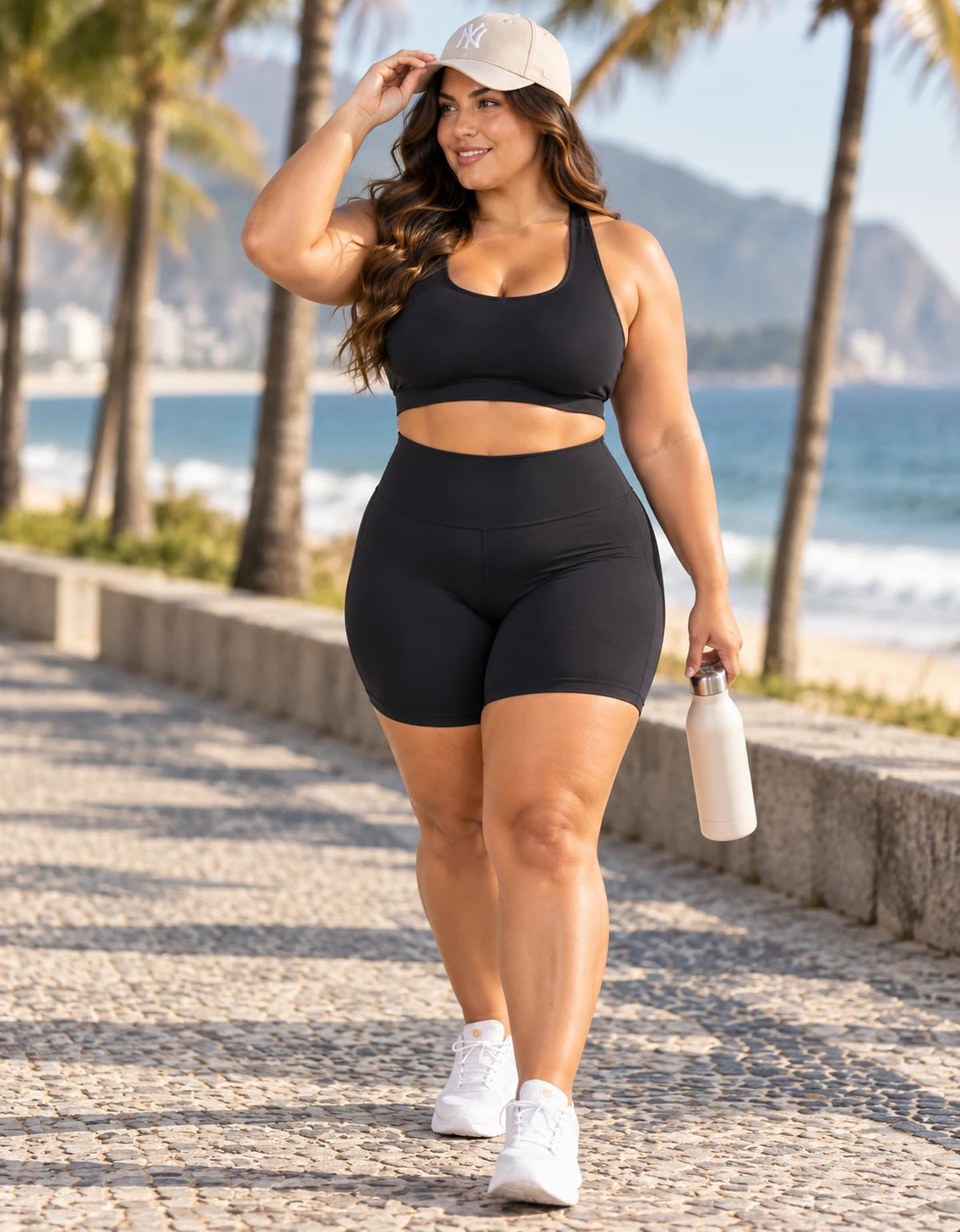 Kit 2 Shorts Poliamida Premium Plus Size - LegBrasil