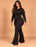 Kit 2 Calças Flare Térmicas Peluciadas Plus Size - foto 1