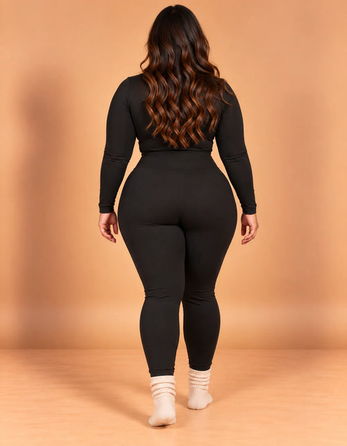 Kit 2 Calças Montaria Térmicas Peluciadas Plus Size - foto 2