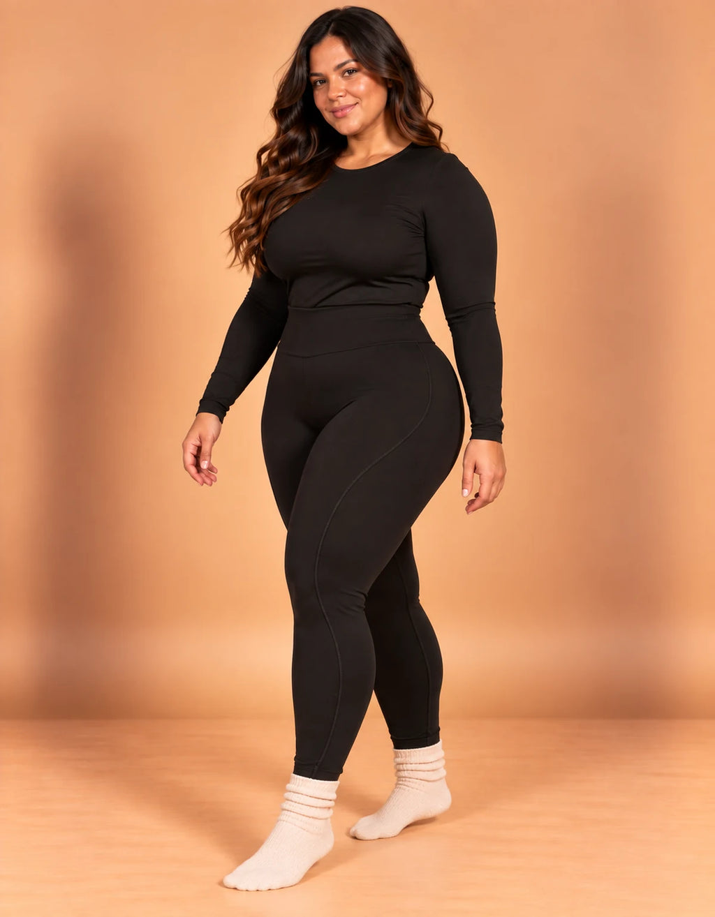 Kit 2 Calças Montaria Térmicas Peluciadas Plus Size - foto 3