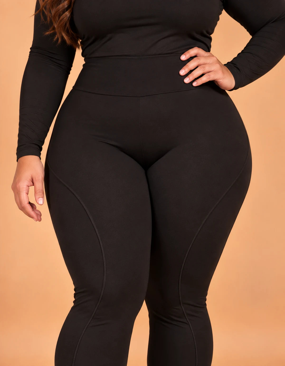 Kit 2 Calças Montaria Térmicas Peluciadas Plus Size - foto 5