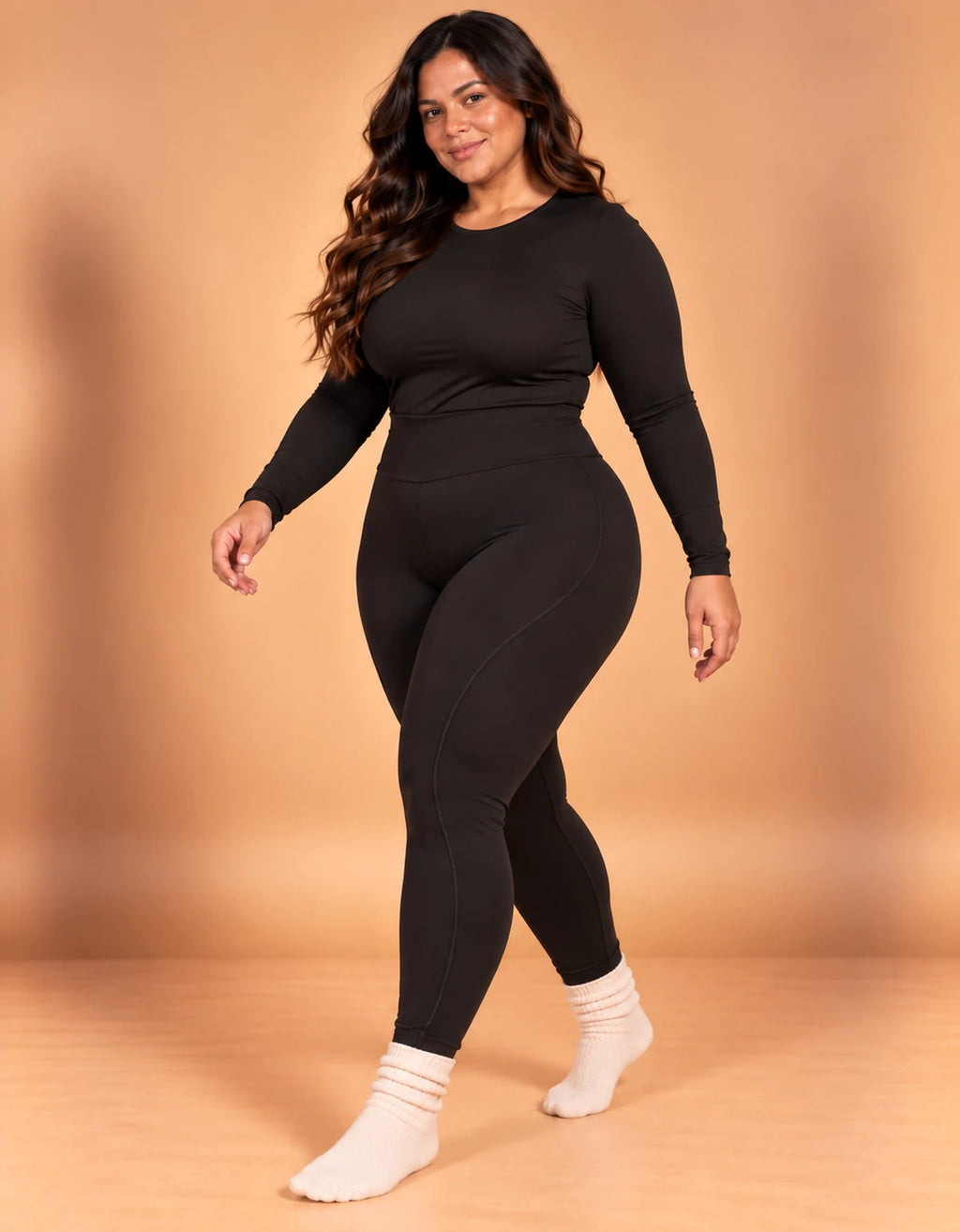 Kit 2 Calças Montaria Térmicas Peluciadas Plus Size - foto 7