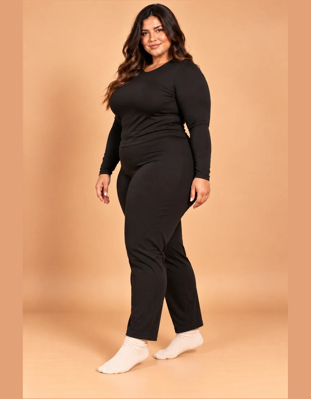 Conjunto Térmico Segunda Pele Peluciado Plus Size - foto 3